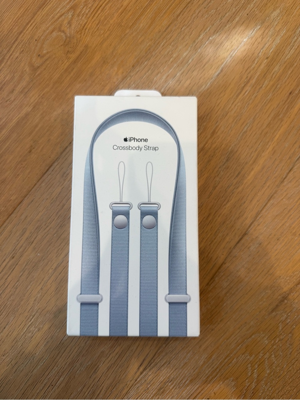 Apple Crossbody Strap in Pale Blue